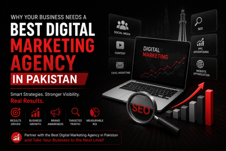 `Best Digital Marketing Agency in Pakistan – SEO, Social Media & PPC Services`
