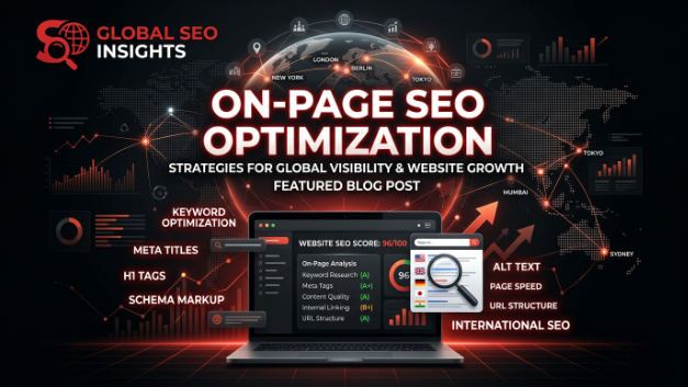 `On-page SEO optimization strategies for global visibility using SEO services in Pakistan`