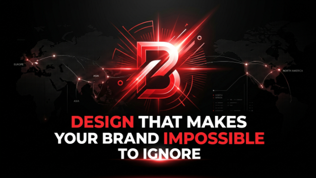`Bold brand identity design that stands out globally with graphic designing services in Pakistan`