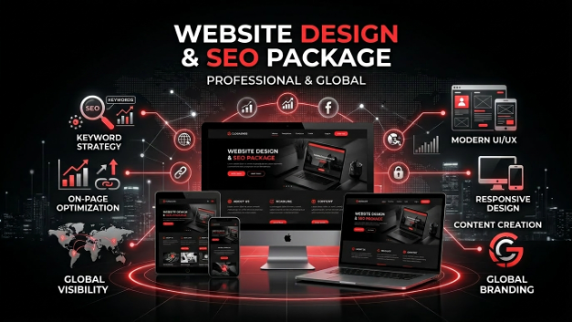 `Professional Website Design & SEO Package – Global Solutions`