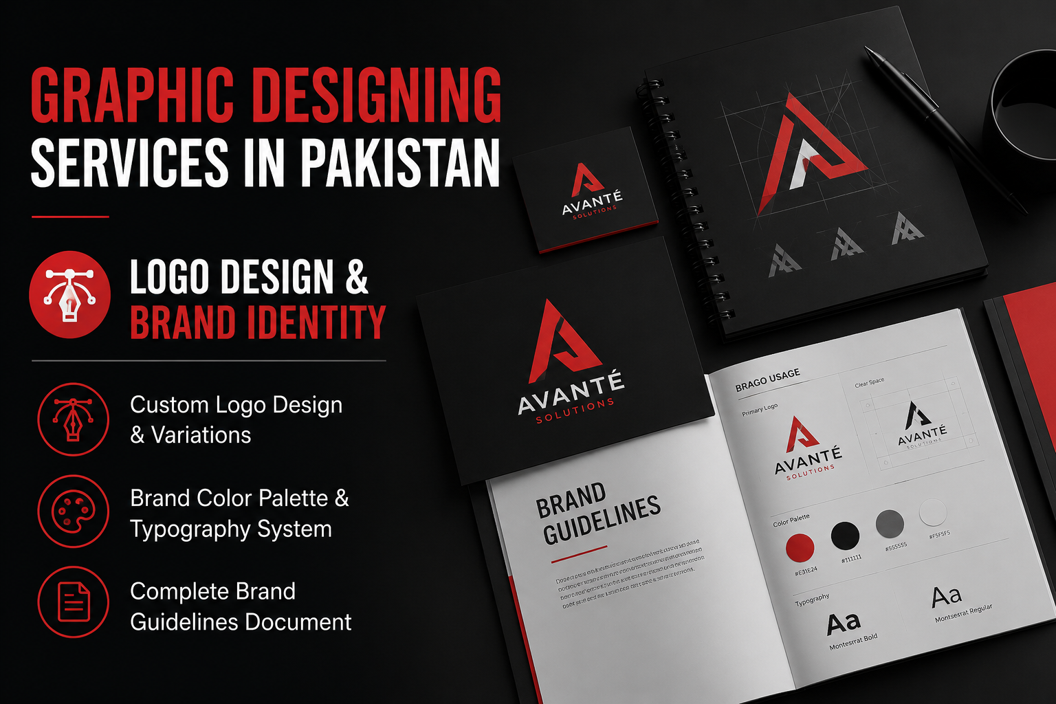 Professional Logo Design Graphic Services Pakistan
