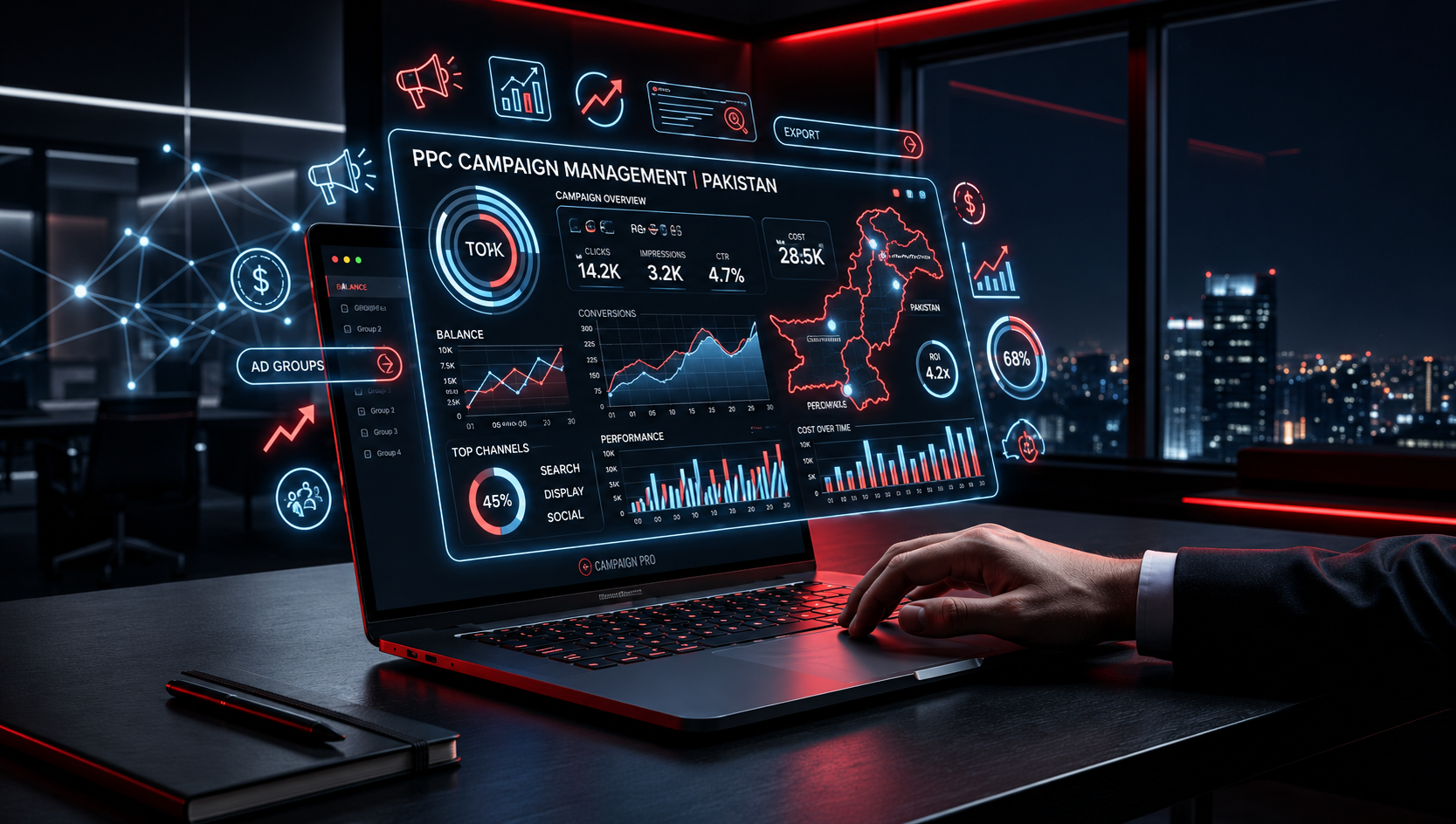 PPC Campaign Management in Pakistan Dashboard