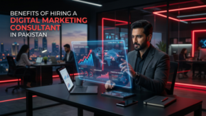 Digital Marketing Consultant In Pakistan using marketing analytics dashboard.